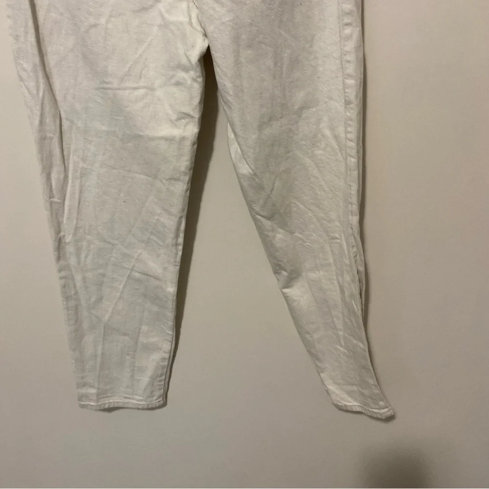 We the Free Off-White Pants with Gold Stitching